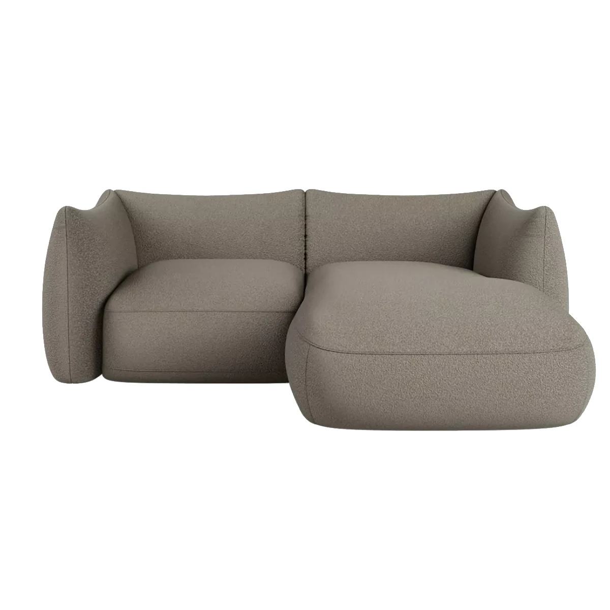 Cosy 2 Seater Modular Corner Sofa Right Coffee with Milk Now or Never 16