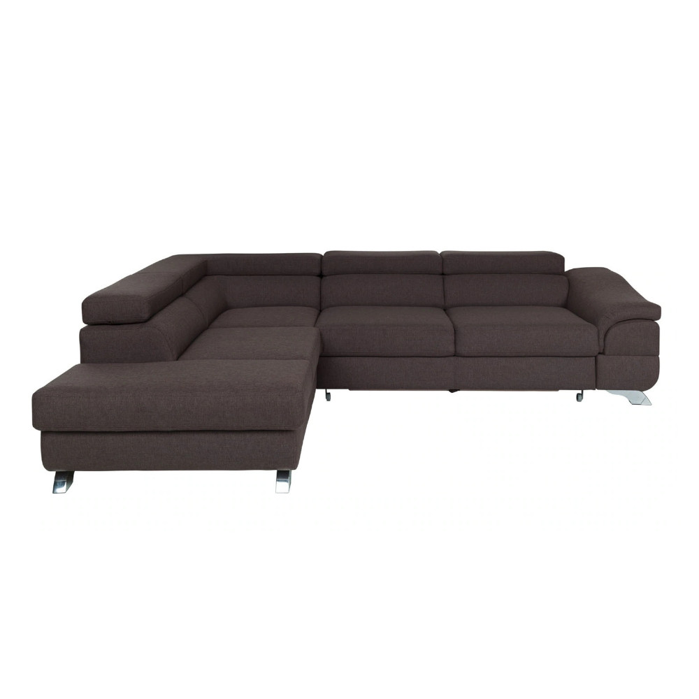 Lagos Corner Sofa Bed Left Brown Milos 69