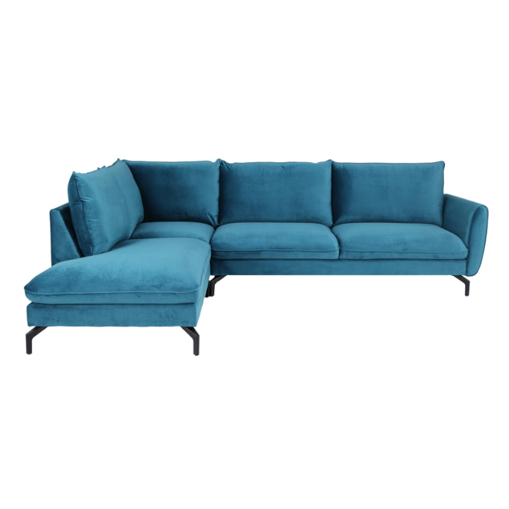 Toronto Corner Sofa Left Turquoise Malia Mallard
