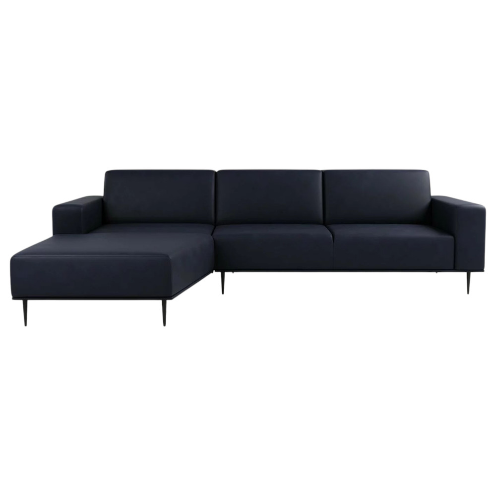 Daglas I Modern Corner Sofa Dark Blue Letto 79