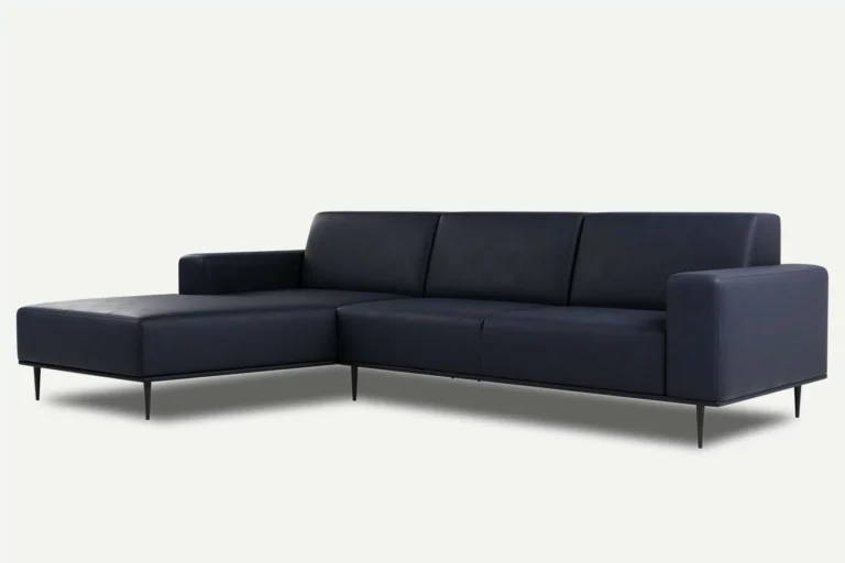 Daglas I Modern Corner Sofa Dark Blue Letto 79