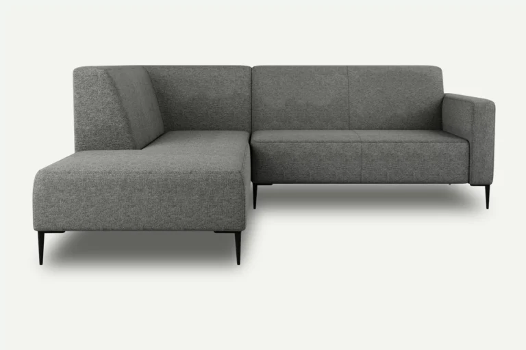 Bolder Modern Corner Sofa with backrest Left Grey Diosa 85
