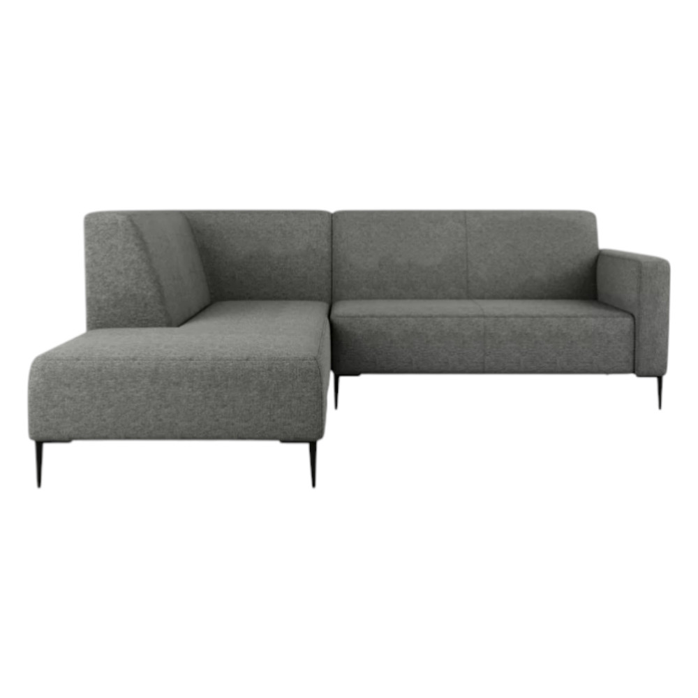 Bolder Modern Corner Sofa with backrest Grey Diosa 85