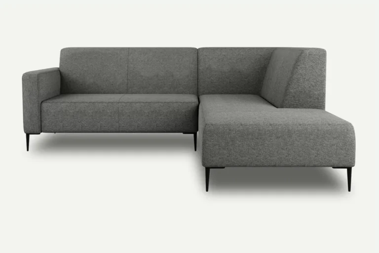 Bolder Modern Corner Sofa with backrest Right Grey Diosa 85