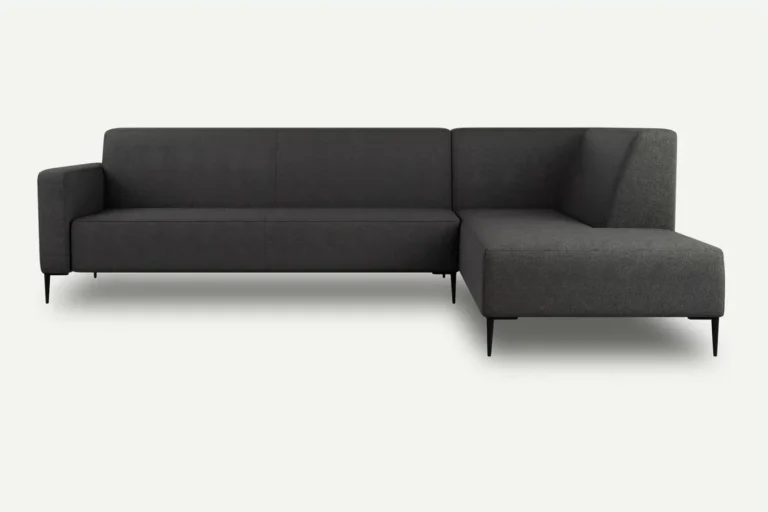 Bolder Big Modern Corner Sofa with backrest Right Graphite Diosa 93