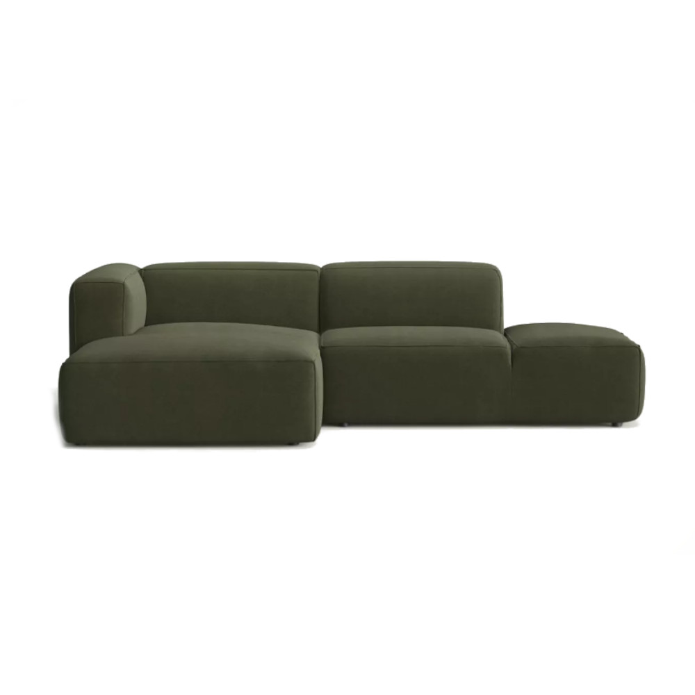 Moved XL Modern Corner Sofa Chaise Khaki Castel 39