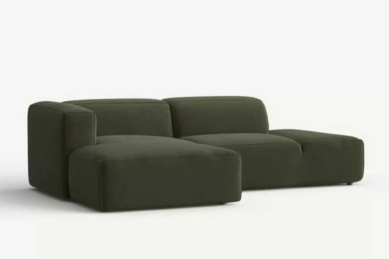 Moved XL Modern Corner Sofa Chaise Khaki Castel 39