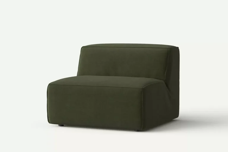 Moved XL Mid Seat Armchair Module Light Olive Castel 39