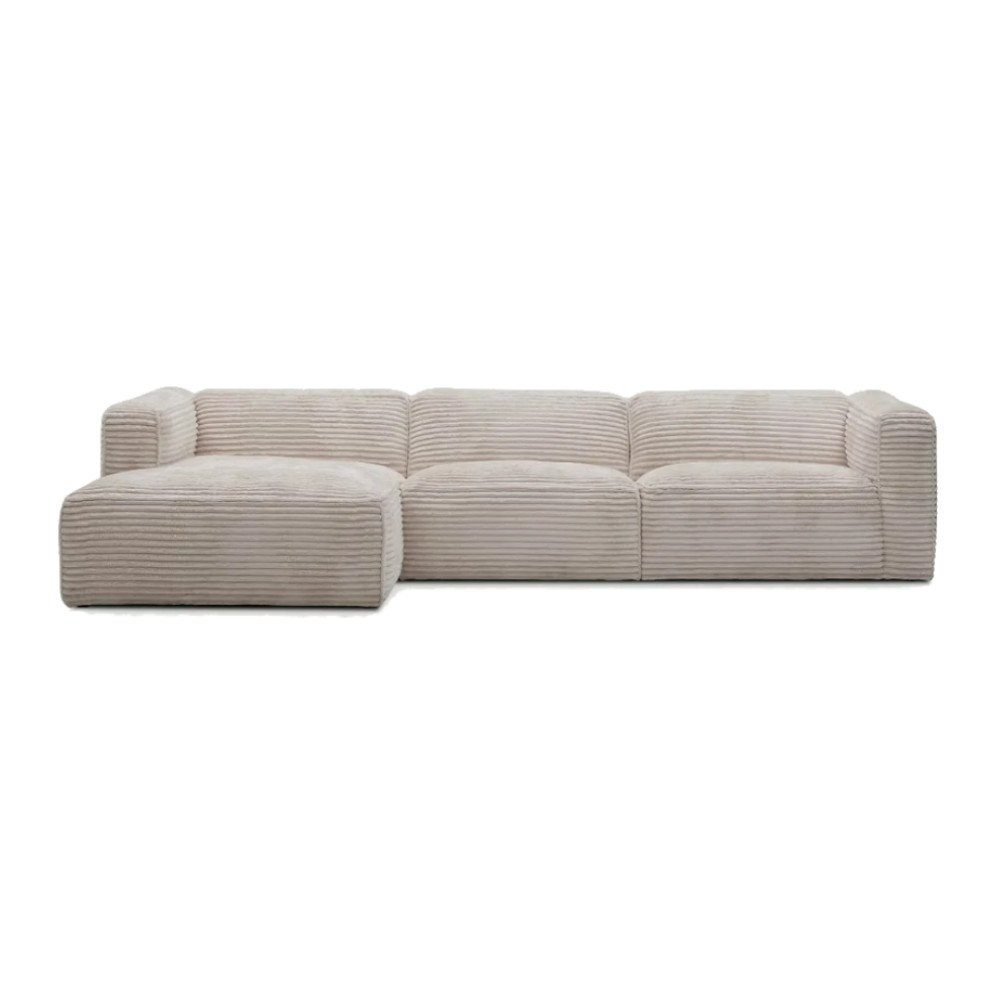 Moved XL 4 Seater Corner Sofa White Cream Tilia 03