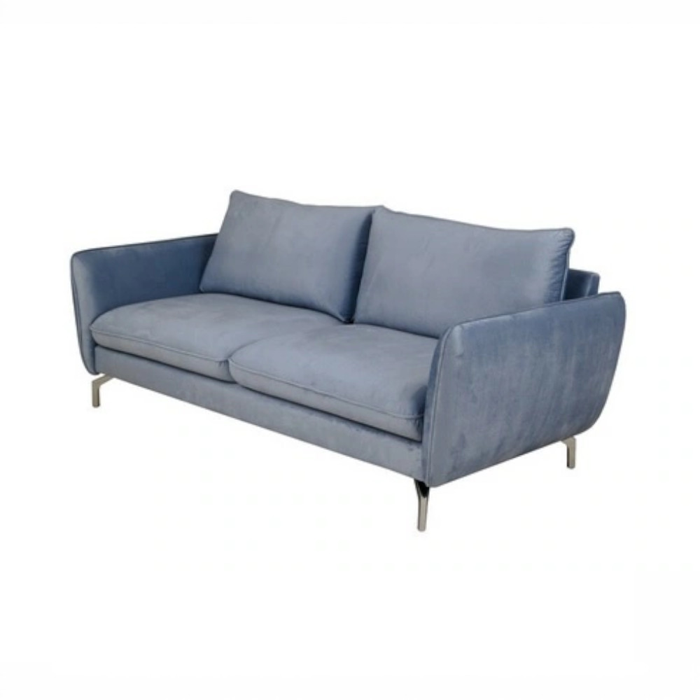 Lavard 3 Seater Sofa Blue Monolith 70