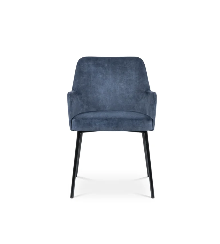 Chevy Chair Blue Velvet