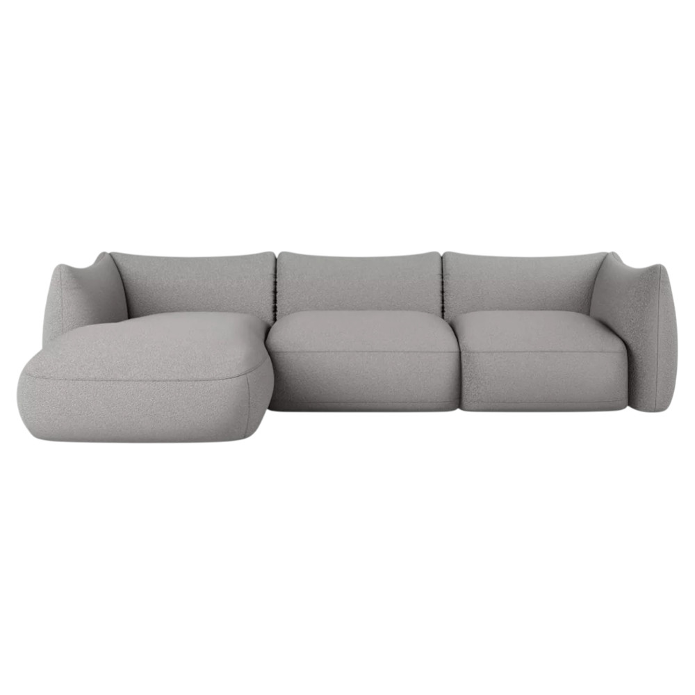 Cosy 3 Seater Modular Corner Sofa Grey Now or Never 83