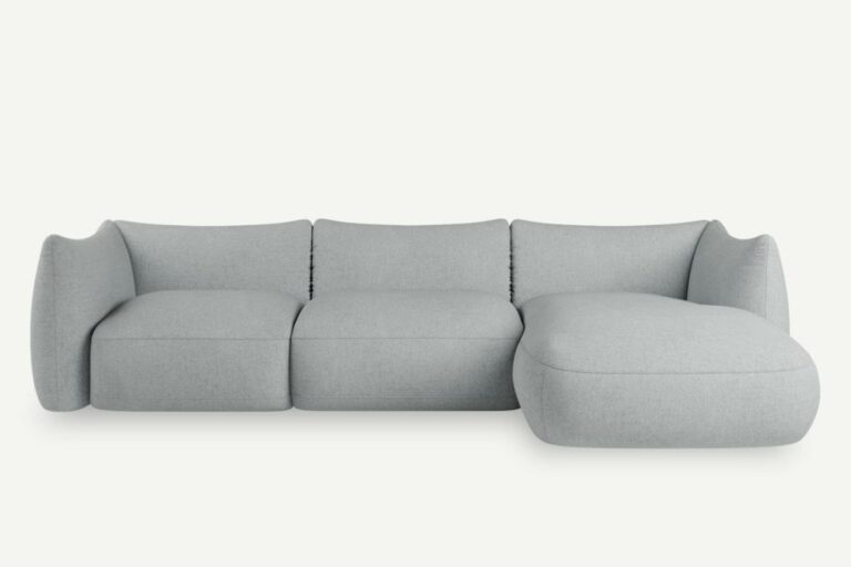 Cosy 3 Seater Modular Sofa Right Ash Grey Vinci 07