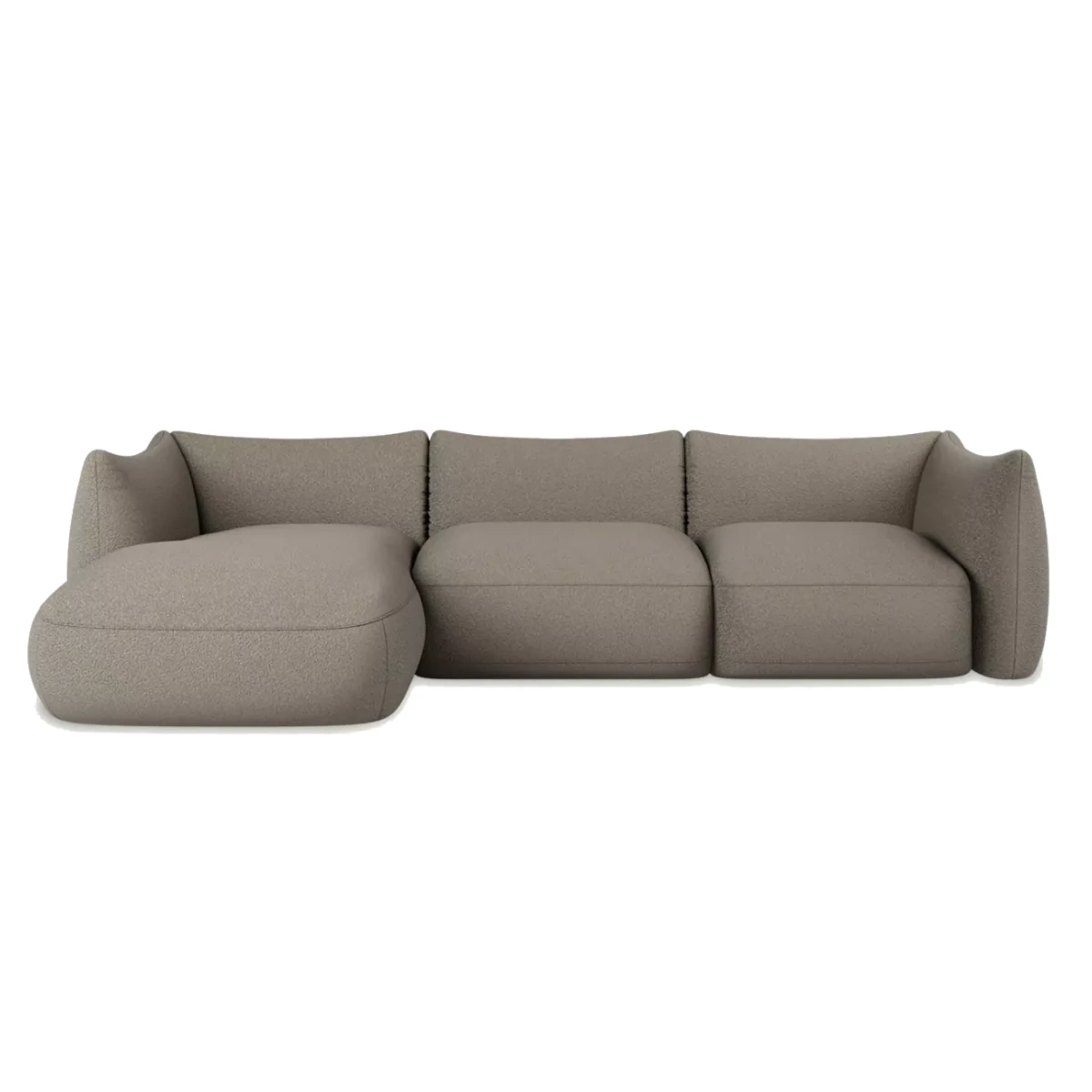 Cosy 3 Seater Modular Sofa Left Coffee with Milk Now or Never 16