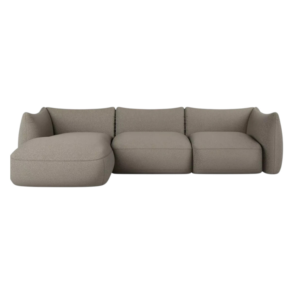 Cosy 3 Seater Modular Corner Sofa Coffee with Milk Now or Never 16