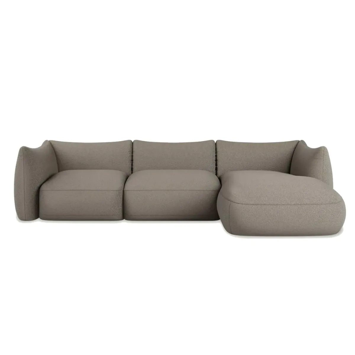 Cosy 3 Seater Modular Sofa Right Coffee with Milk Now or Never 16