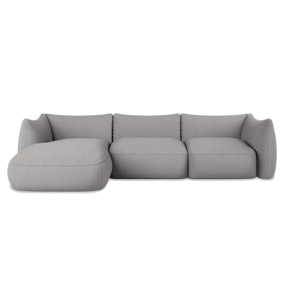 Cosy 3 Seater Modular Sofa Left Grey Now or Never 83