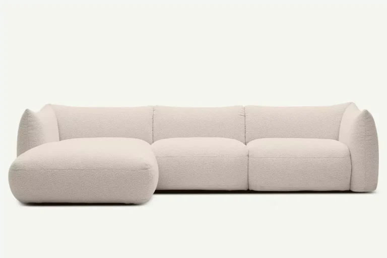 Cosy 3 Seater Modular Corner Sofa Left Beige Copenhagen 908