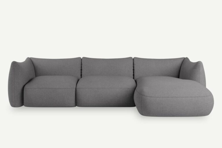 Cosy 3 Seater Modular Sofa Right Dark Ash Grey Vinci 08