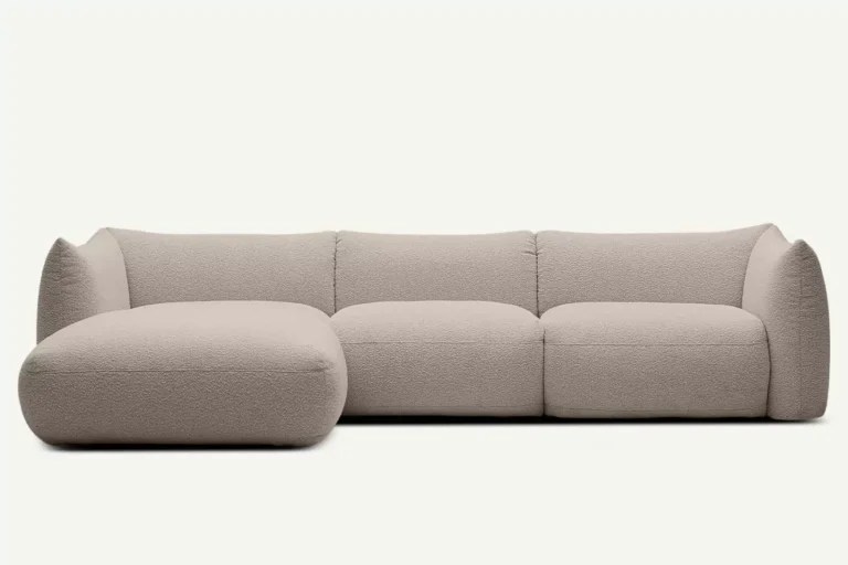 Cosy 3 Seater Modular Sofa Left Grey Brown Copenhagen 803