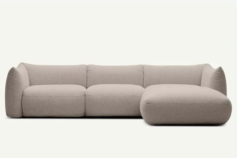 Cosy 3 Seater Modular Sofa Right Grey Brown Copenhagen 803