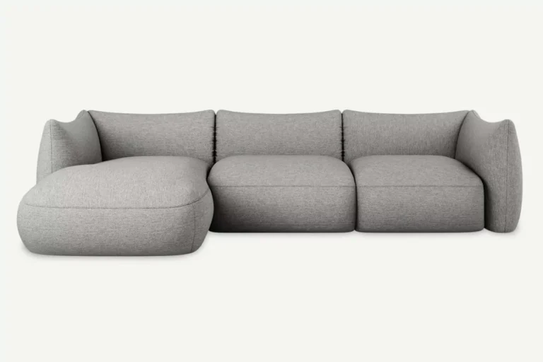 Cosy 3 Seater Modular Sofa Left Grey Diosa 85