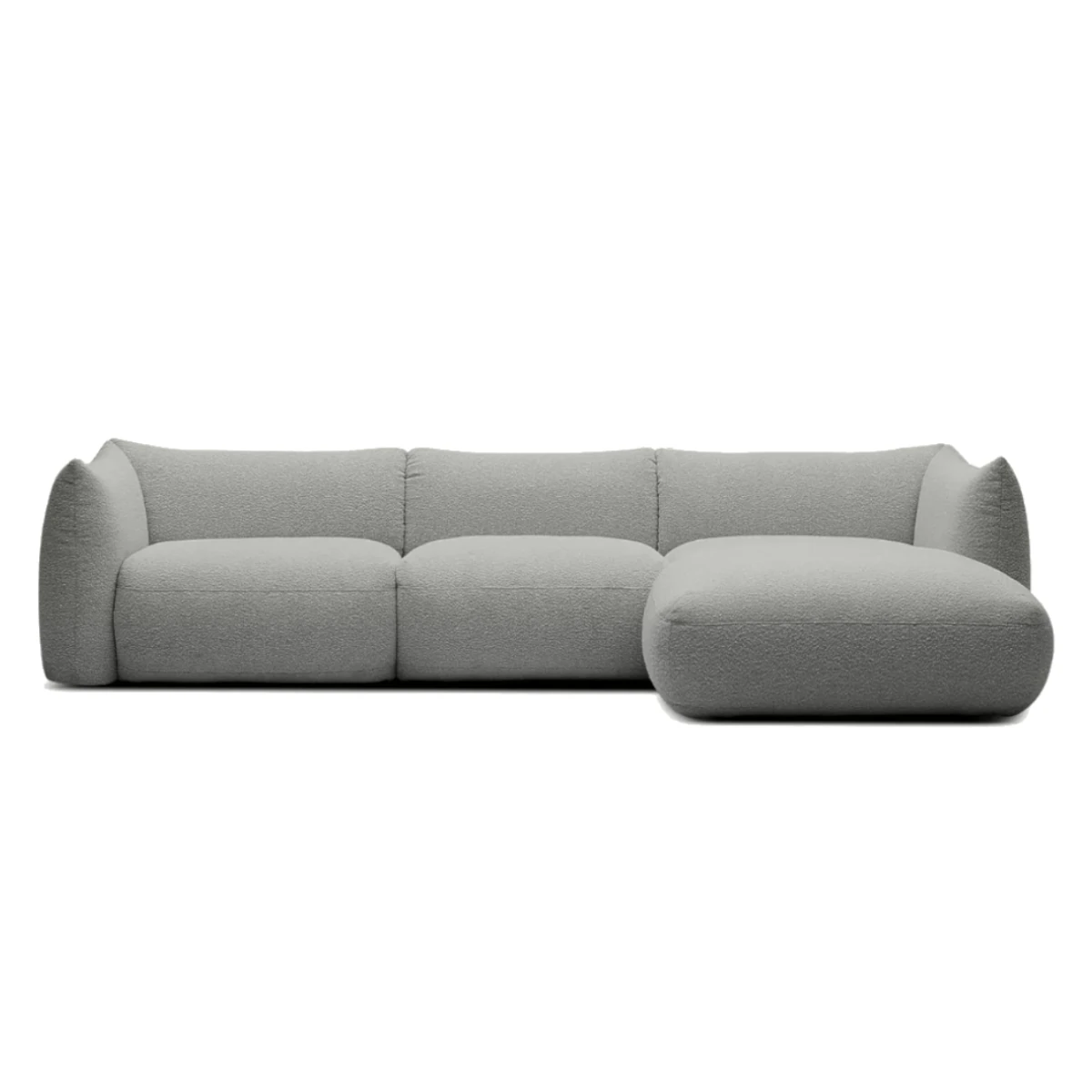 Cosy 3 Seater Modular Sofa Right Dark Grey Copenhagen 802