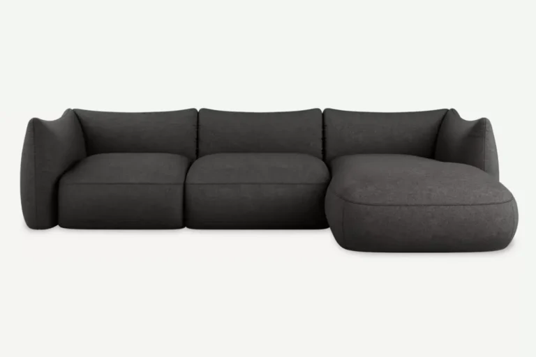 Cosy 3 Seater Modular Corner Sofa Right Graphite Diosa 93