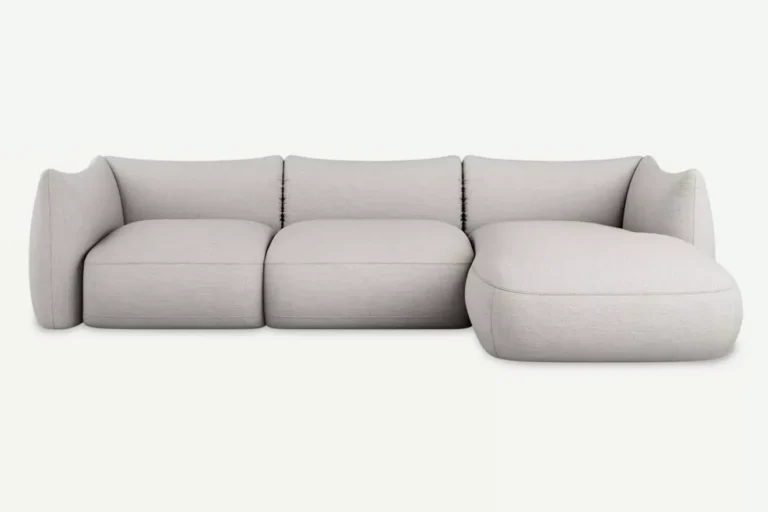 Cosy 3 Seater Modular Sofa Right White Beige Diosa 01