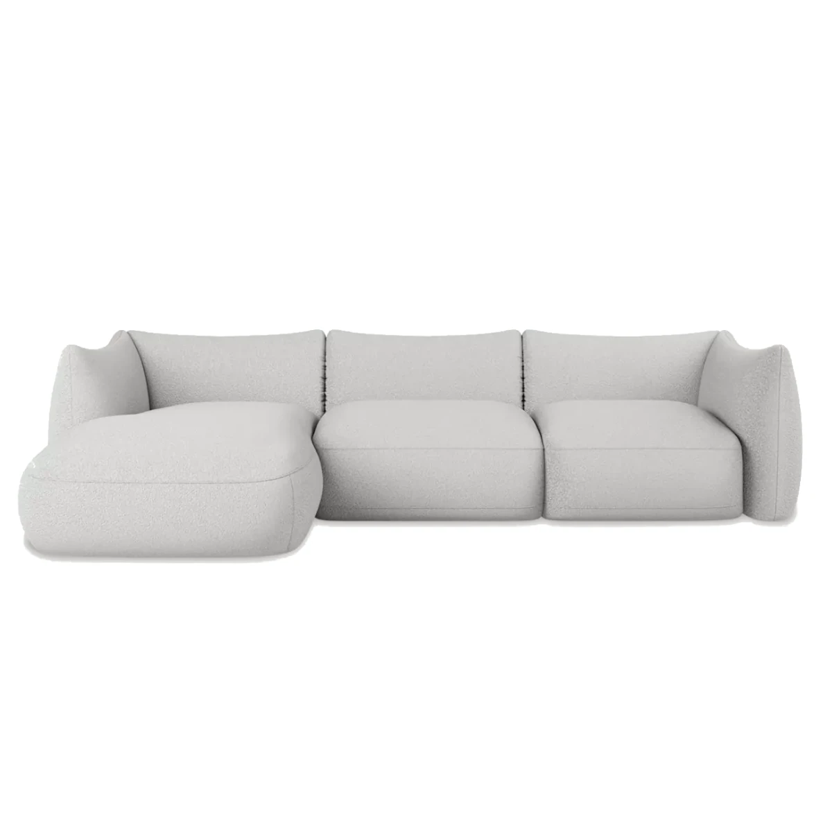 Cosy 3 Seater Modular Sofa Left  White Now or Never 01