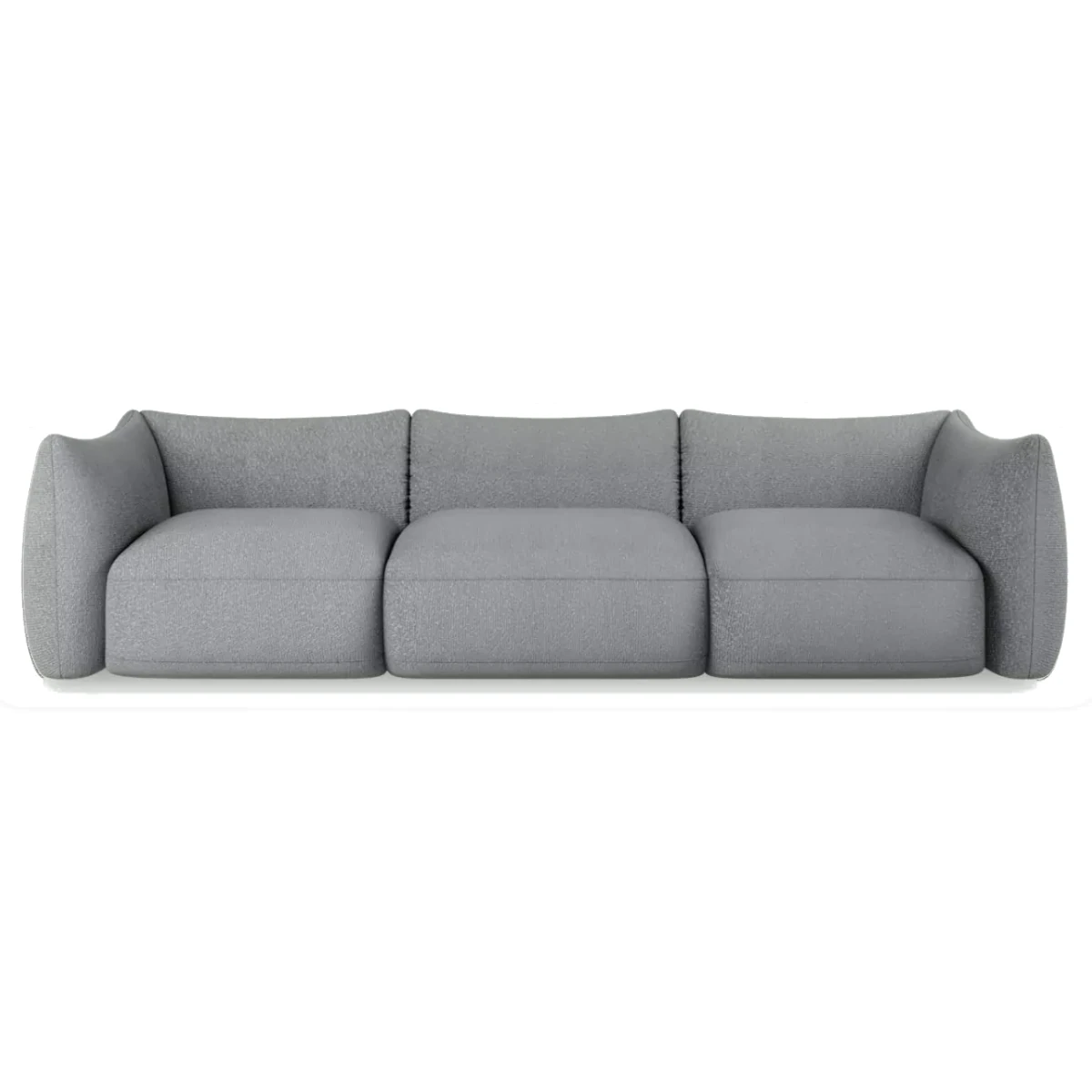 Cosy 3 Seater Sofa Modular Dark Grey Copenhagen 802