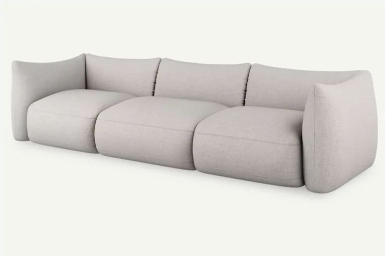 Cosy 3 Seater Sofa Modular White Beige Diosa 01