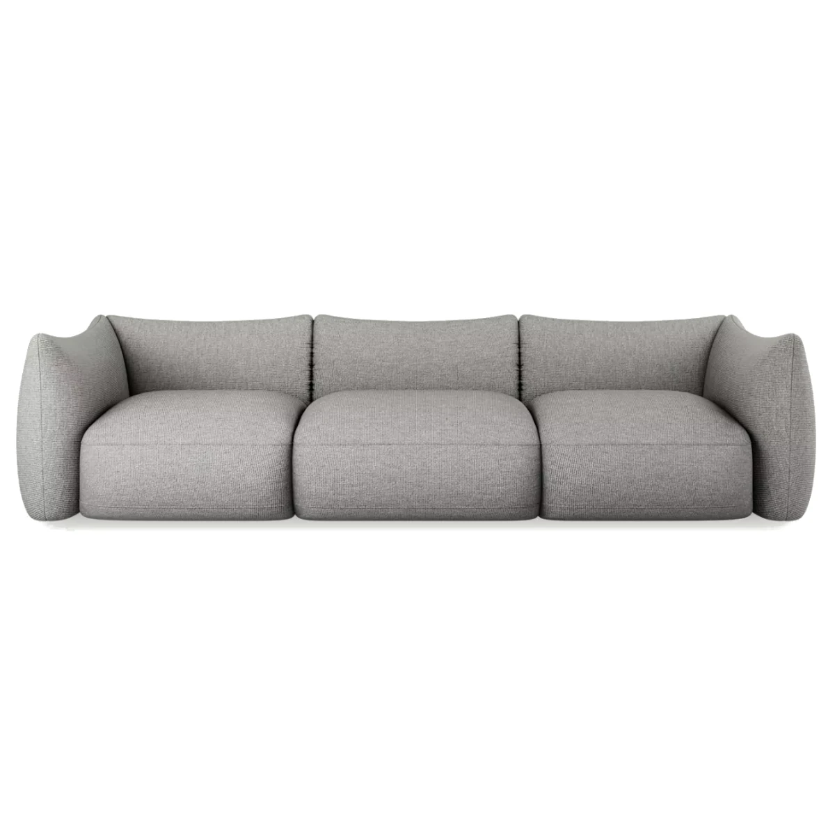 Cosy 3 Seater Sofa Modular Grey Diosa 85