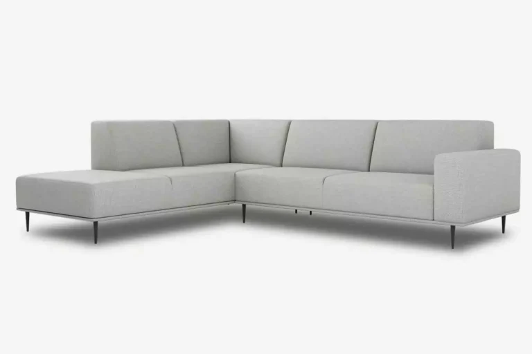Daglas II XL Modern Corner Sofa White Beige Diosa 01