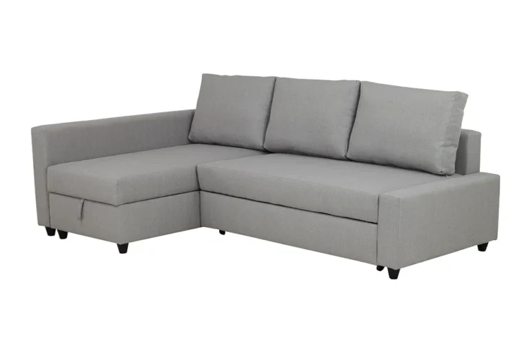 Gomez Corner Sofa Bed Left Grey