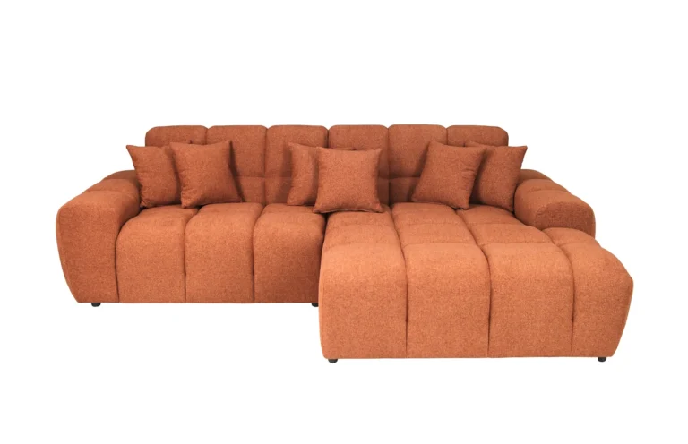 Kubus Corner Sofa Right Orange