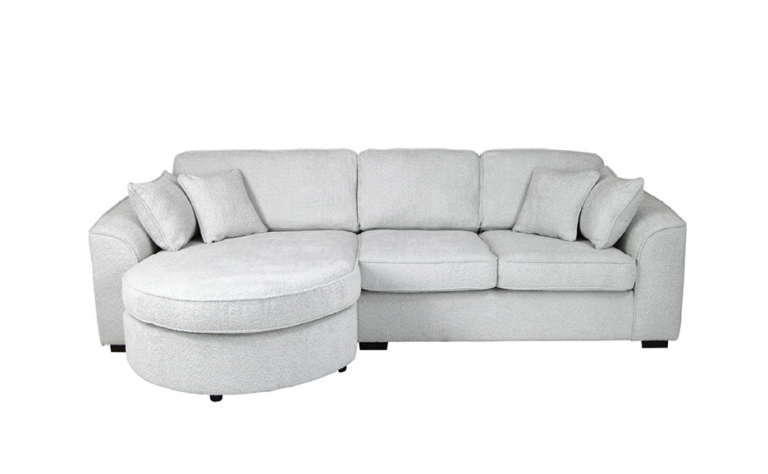 Rift Corner Sofa Left White