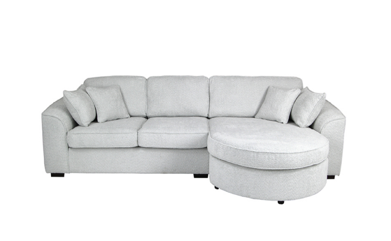 Rift Corner Sofa Right White