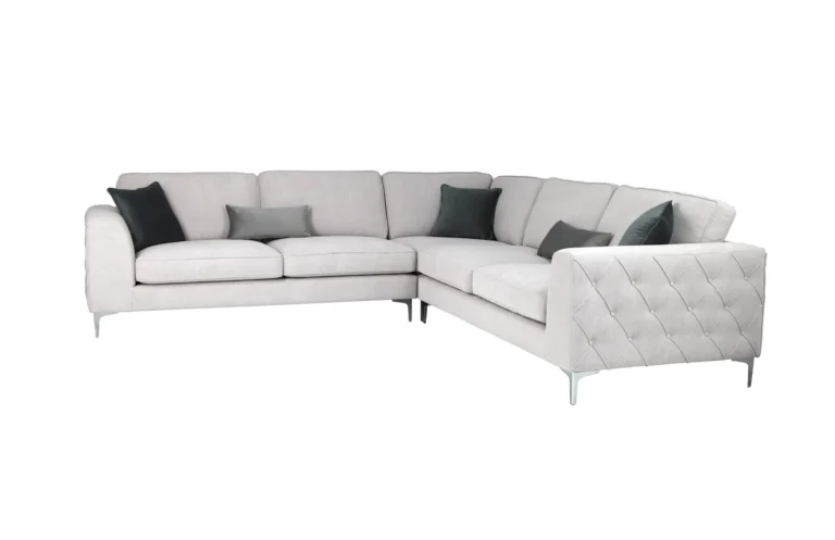 Rococo Corner Sofa 3A3 White