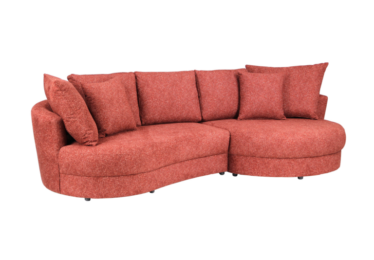 Samos Corner Sofa Right Orange