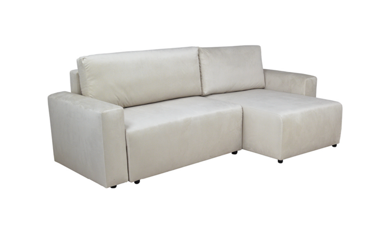 Stella Corner Sofa Bed Right White