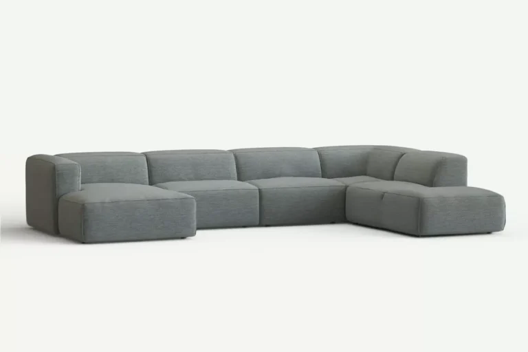 Moved Corner Sofa U Shape Right Chaise Grey Diosa 85