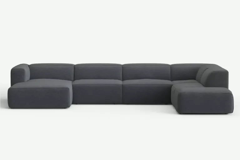 Moved Corner Sofa U Shape Right Chaise Graphite Diosa 93