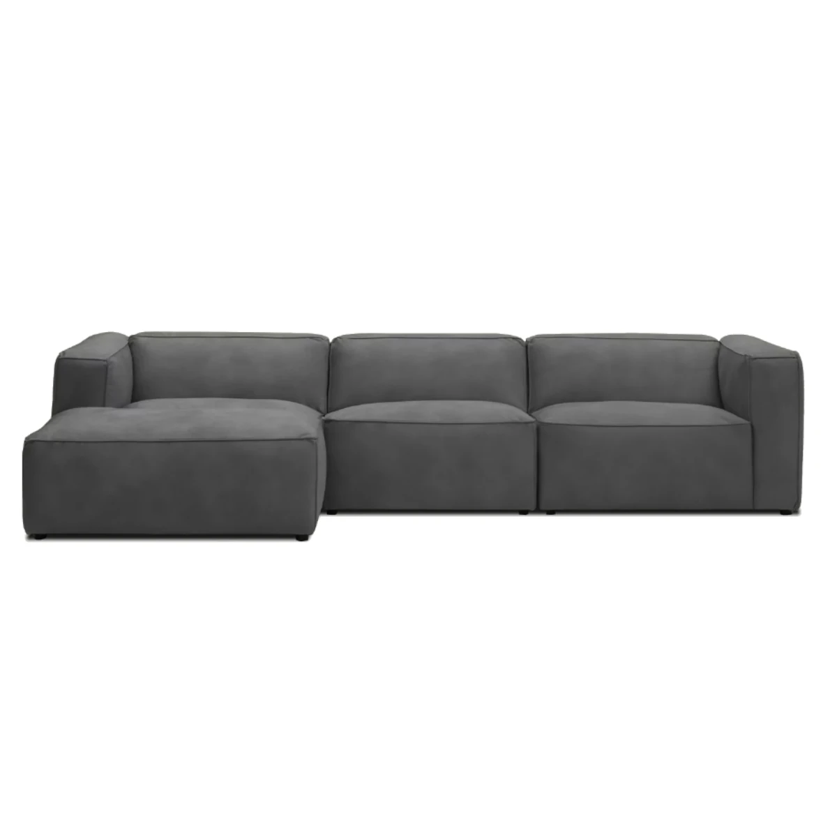 Moved Modern 4 Seater Corner Sofa Left Ash Letto 93