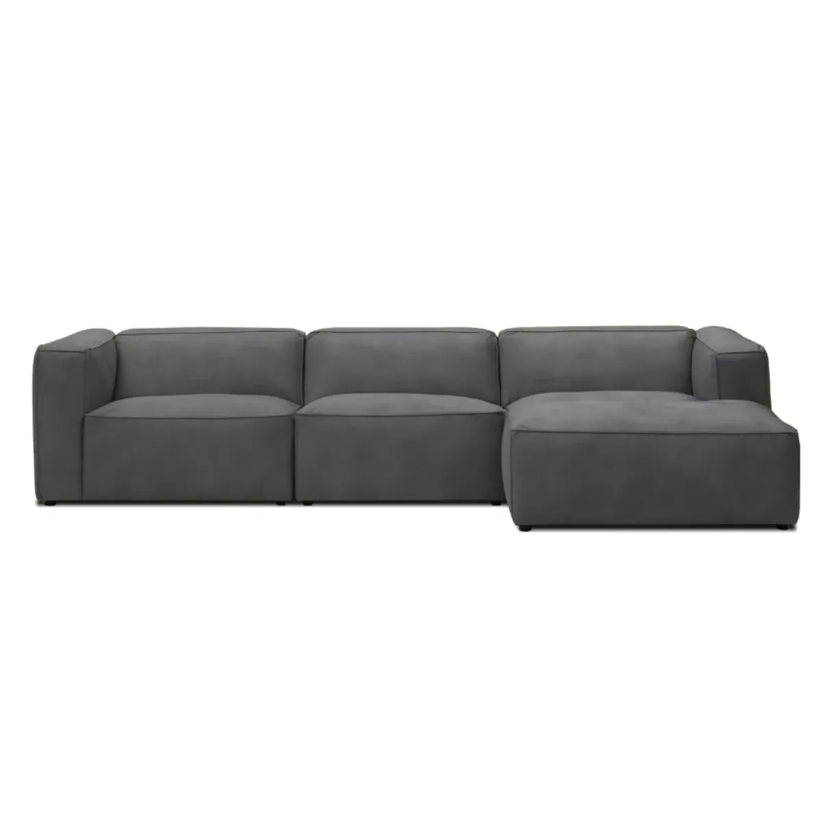 Moved Modern 4 Seater Corner Sofa Right Ash Letto 93