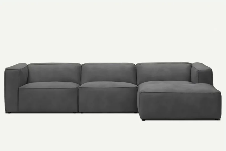 Moved Modern 4 Seater Corner Sofa Right Ash Letto 93