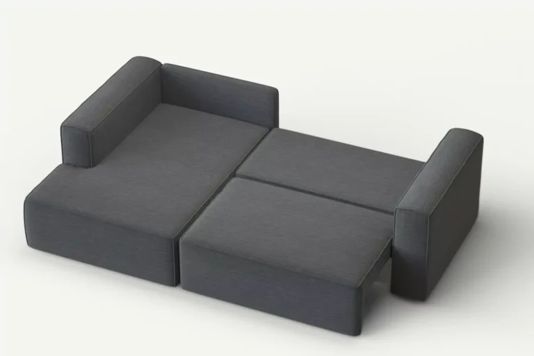 Moved Night Corner Sofa Bed Graphite Diosa 93