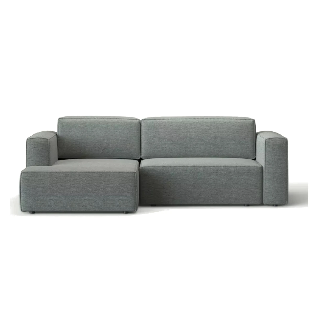 Moved Night Small Modern Corner Sofa Bed Left Grey Diosa 85