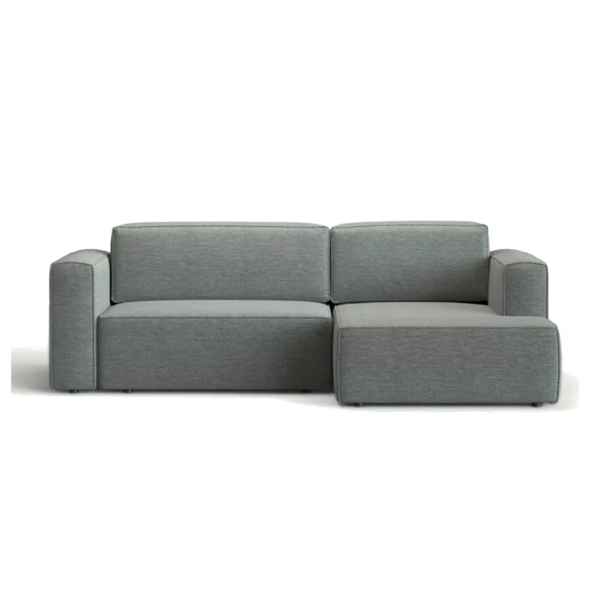 Moved Night Small Modern Corner Sofa Bed Right Grey Diosa 85