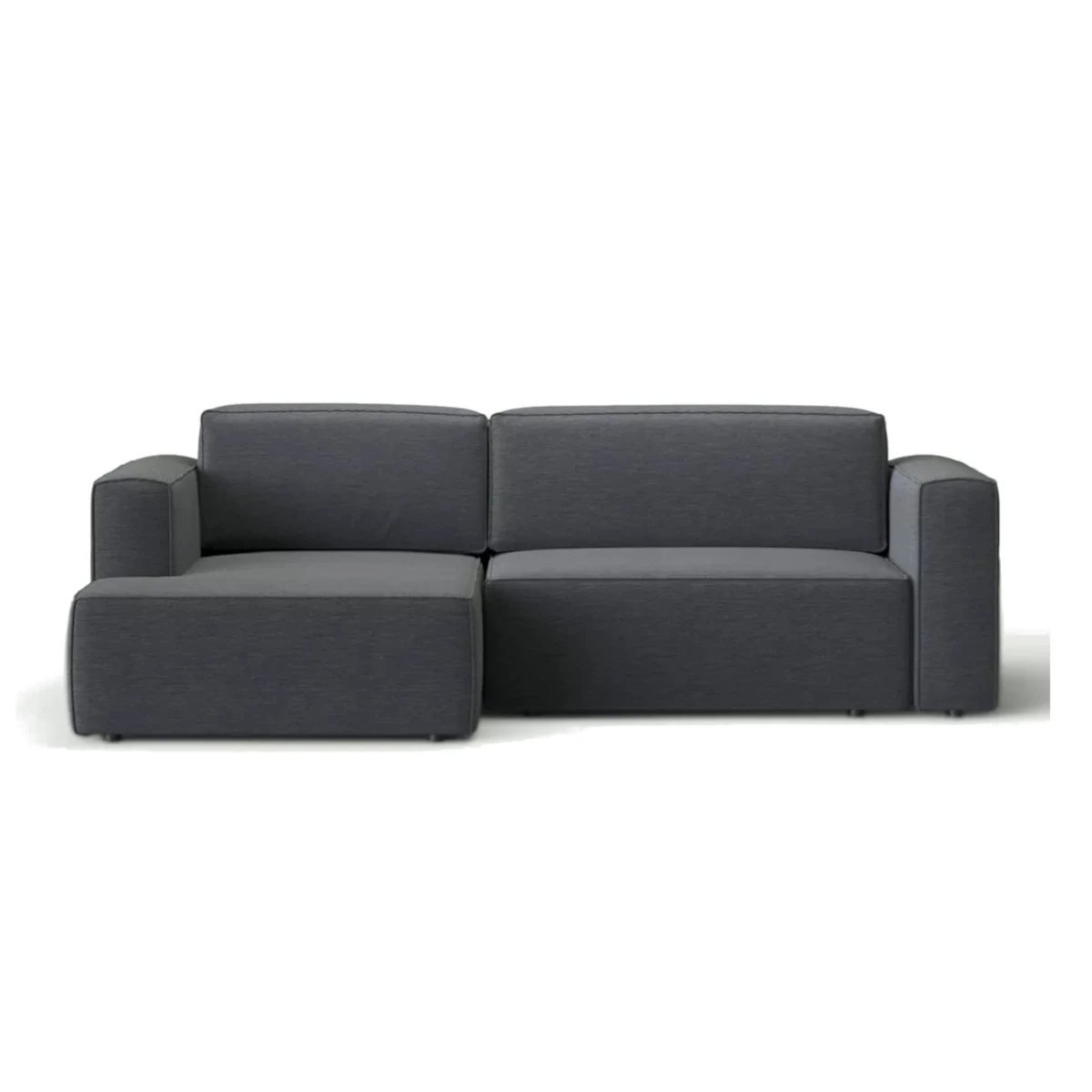 Moved Night Small Modern Corner Sofa Bed Left Graphite Diosa 93